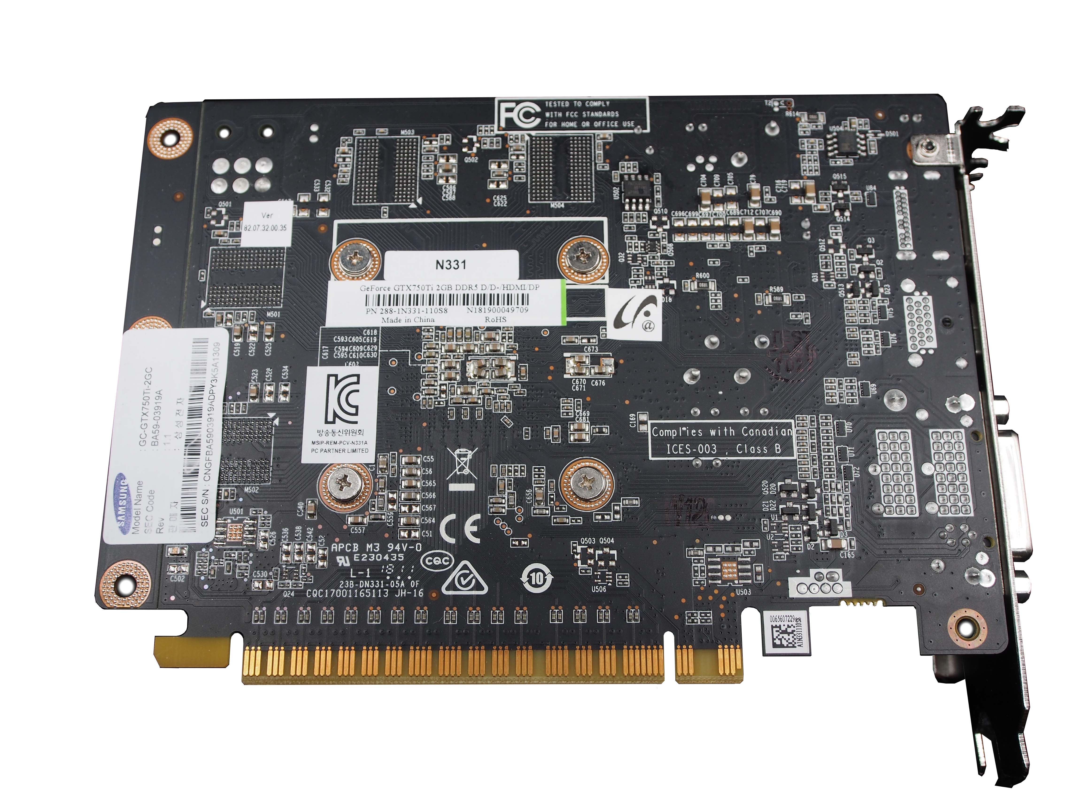 Samsung VGA Card 5902-005531