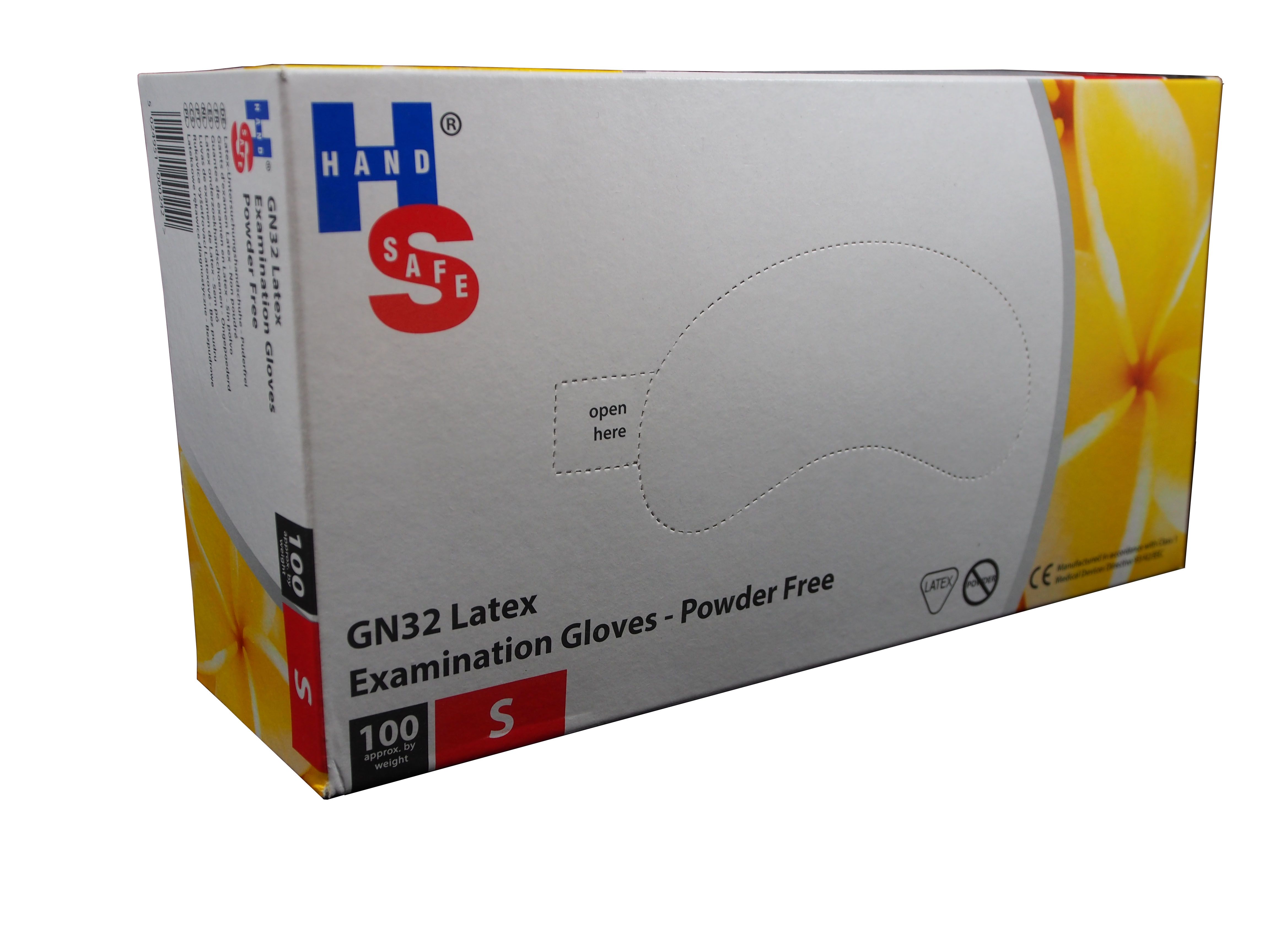 Hand Safe | GN32 - Examination Gloves | Powder Free | Size S